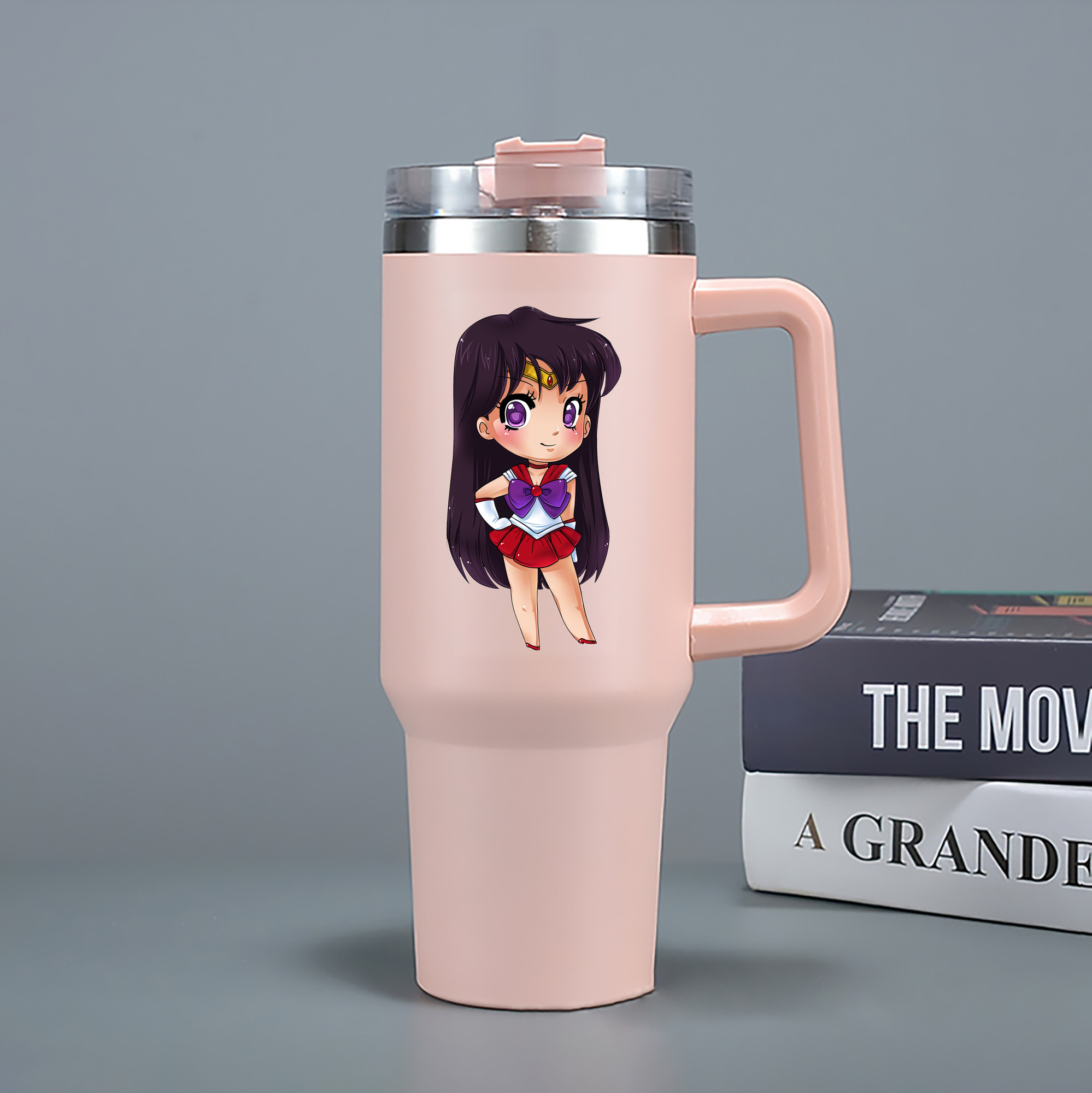 （画像用） 美少女戦士セーラームーン 火野レイ ひの レイ Sailor Moon Hino Rei （セーラーマーズ,Sailor Mars） 1200mL車用タンブラー（カラープリント）